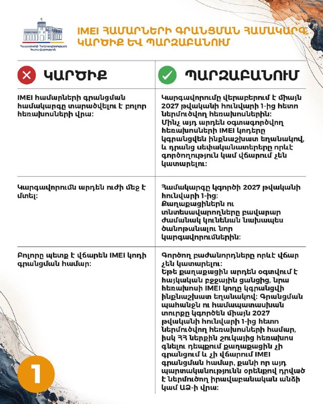 В Армении внедрят систему регистрации IMEI-номеров: что изменится для жителей Алаверди