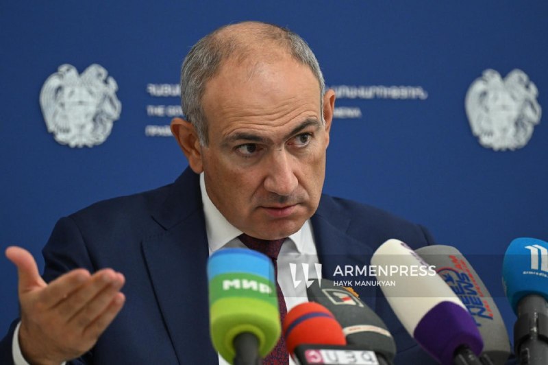 Премьер-министр Никол Пашинян выступает с заявлением в Алаверди