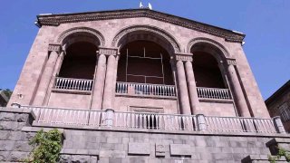 Жанна Андреасян проверила ход строительства музея Ованеса Туманяна в Алаверди